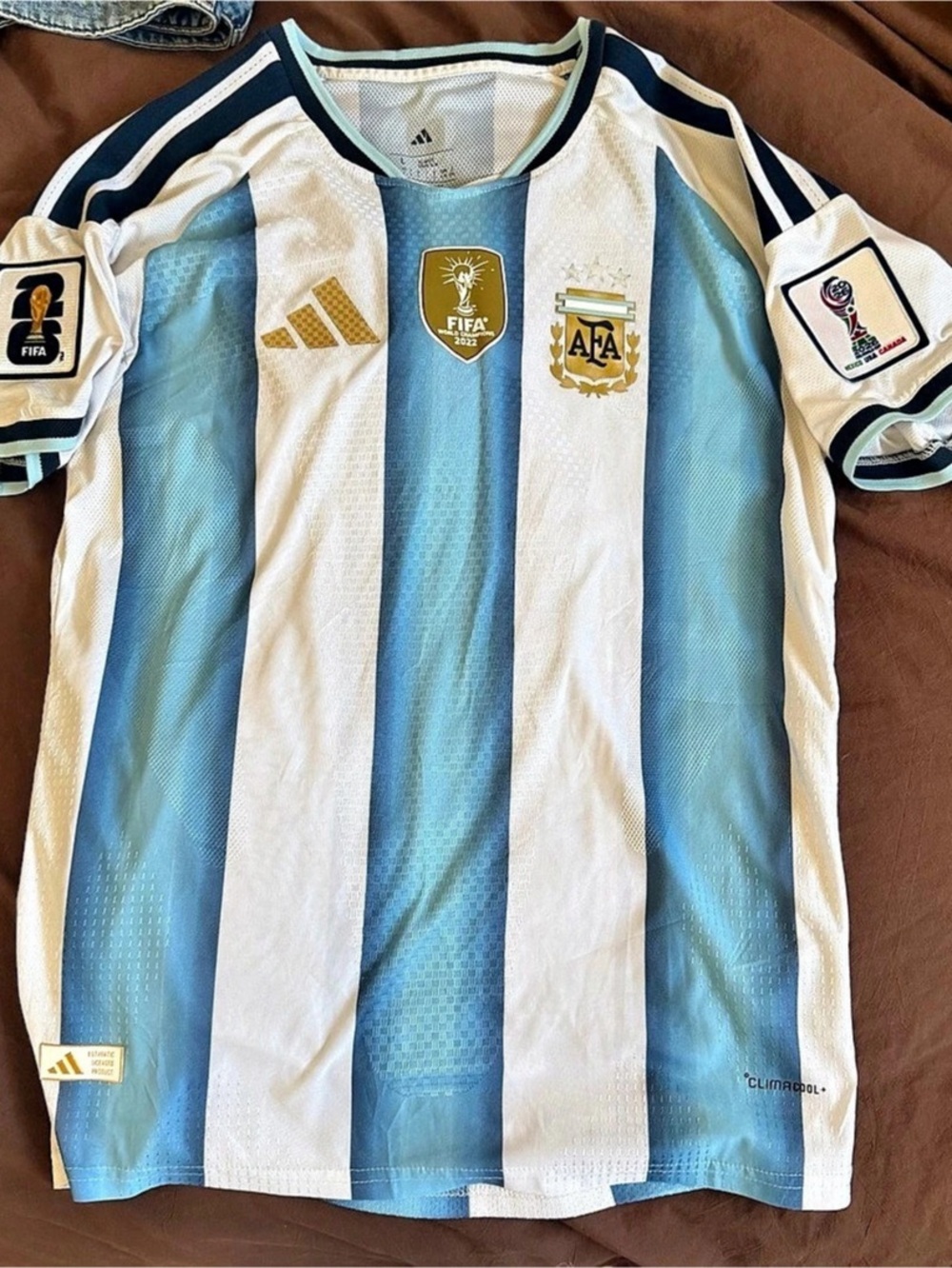 adidas Argentina 2026. World Cup Home Jersey - Large